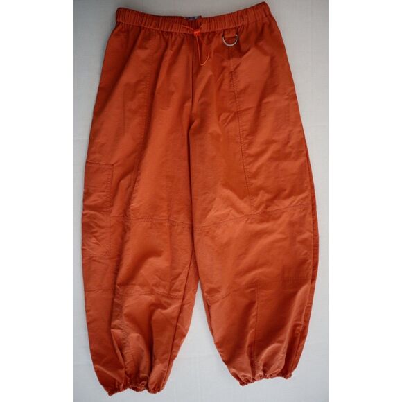 Urban Outfitters OB155556 Women's Sz S Burnt Orange Parachute Jogger Cargo Pants - Picture 1 of 10